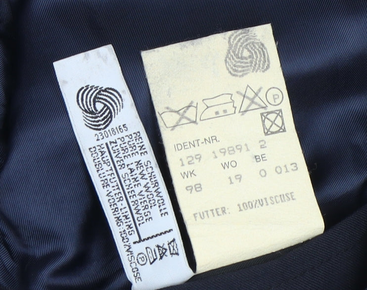 Cecil Gee Men's Blue Double-Breasted Blazer 40R