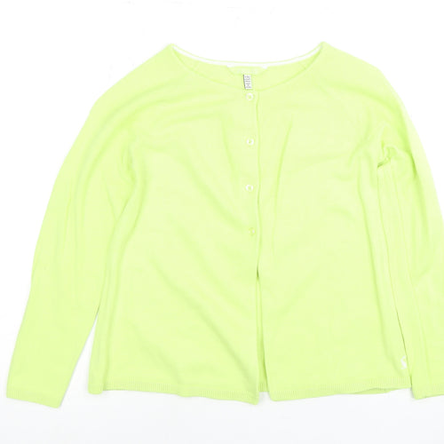Joules Girls Green Cardigan 10 Years Acrylic Cotton