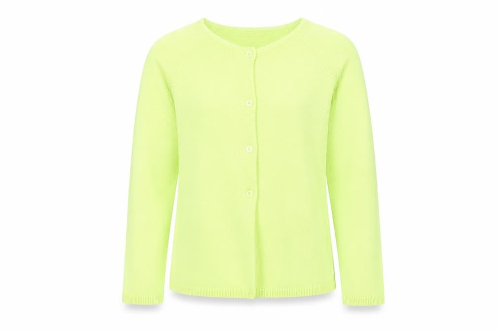 Joules Girls Green Cardigan 10 Years Acrylic Cotton
