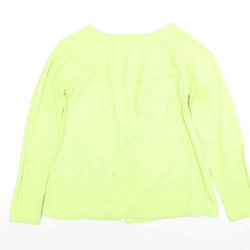 Joules Girls Green Cardigan 10 Years Acrylic Cotton