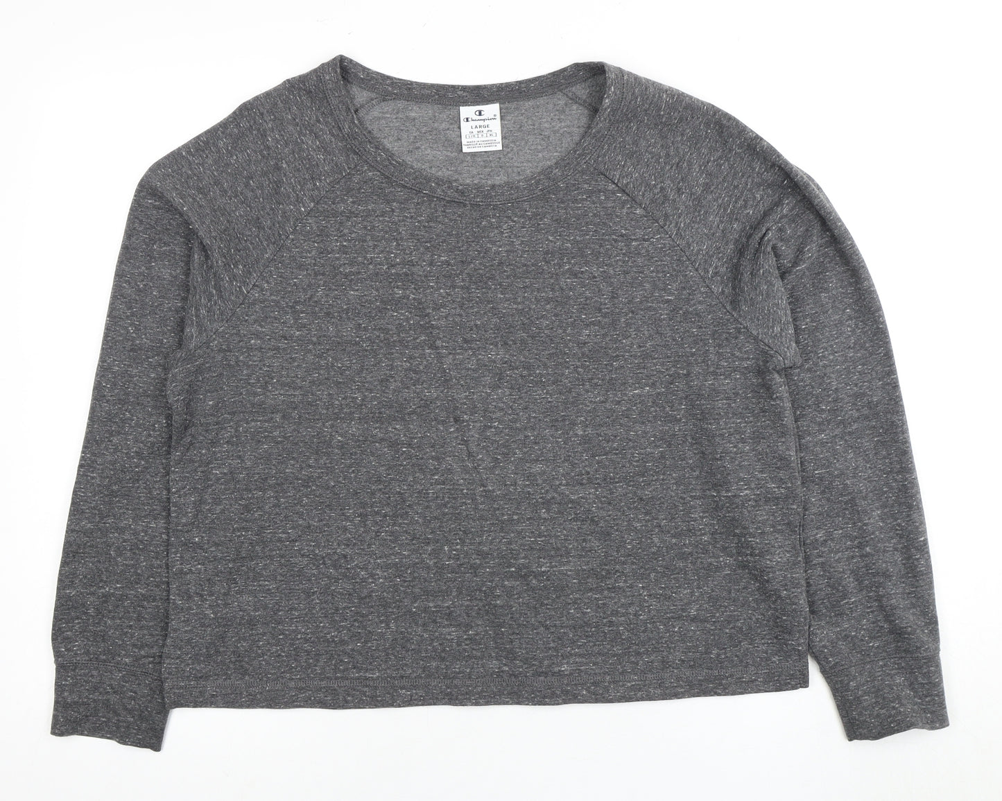 Champion Unisex Grey Sweatshirt Large Crew Neck