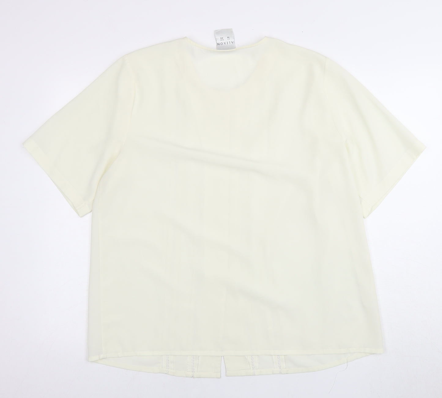 Alexon Women's White Blouse Button Casual Size 18
