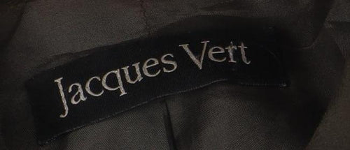 Jacques Vert Women's Brown Zip Jacket, Size 16