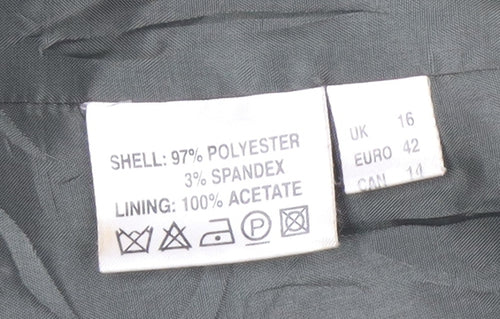 Jacques Vert Women's Brown Zip Jacket, Size 16