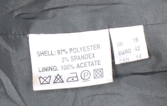 Jacques Vert Women's Brown Zip Jacket, Size 16