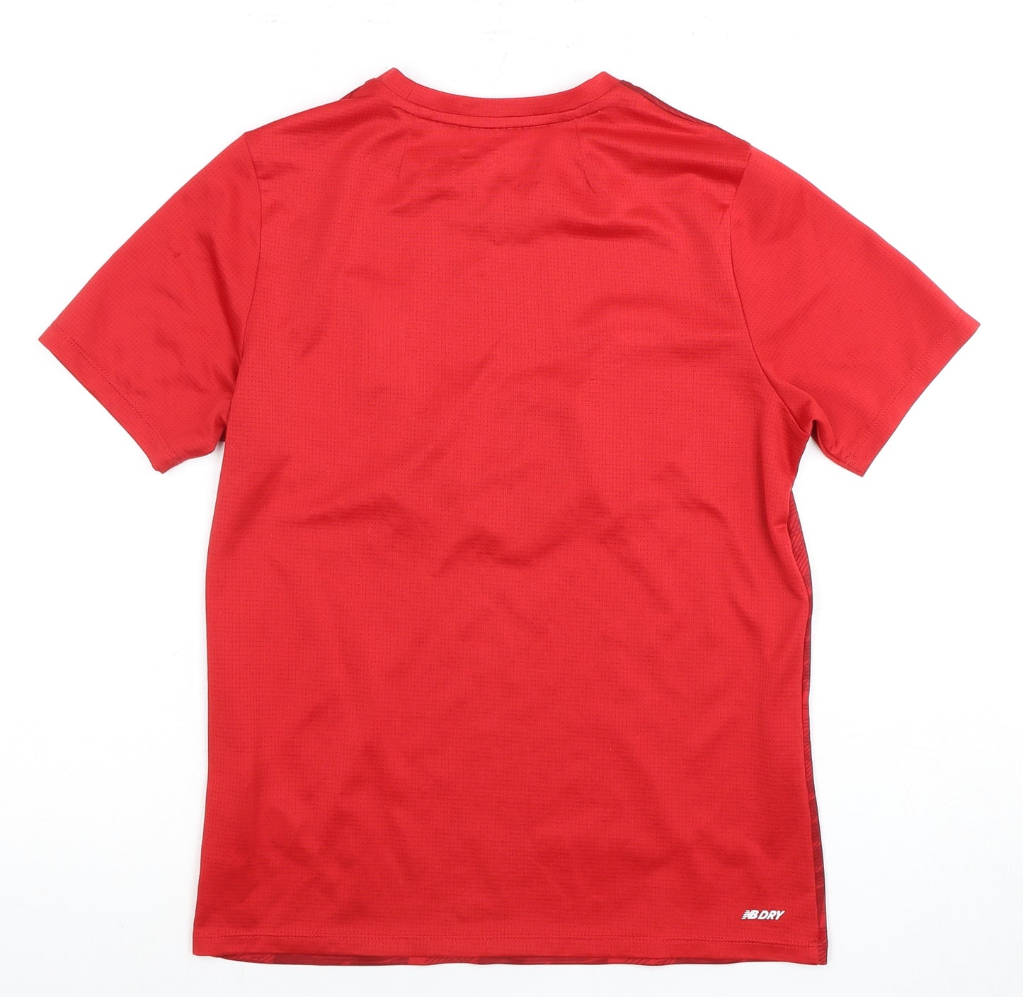New Balance Boys Red Football Jersey T-Shirt Size 14