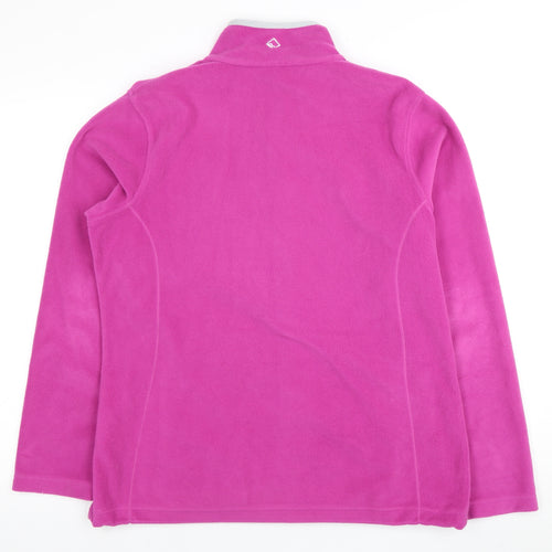 Regatta Women's Pink Fleece Jacket Size 16 Casual Spring