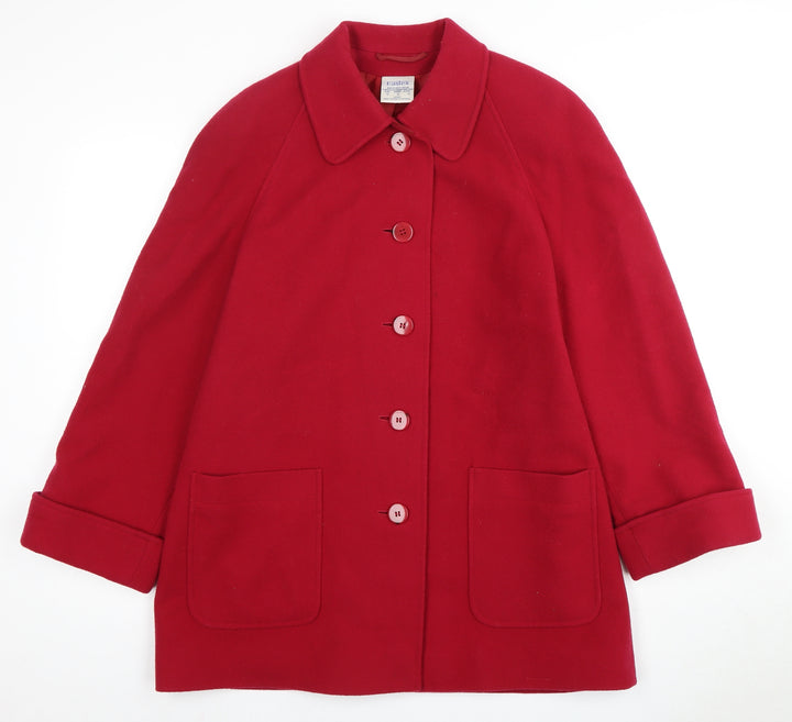 Eastex Women's Red Mid-Length Coat Size 12