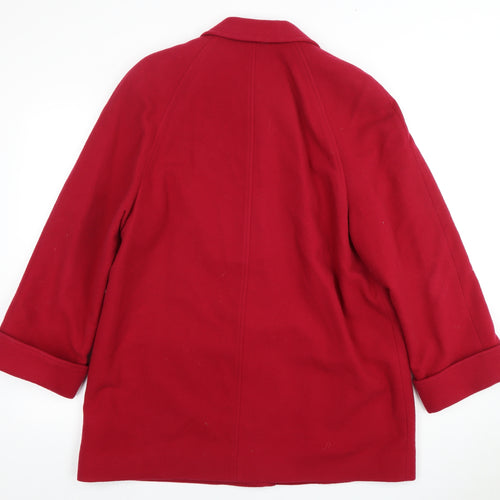 Eastex Women's Red Mid-Length Coat Size 12