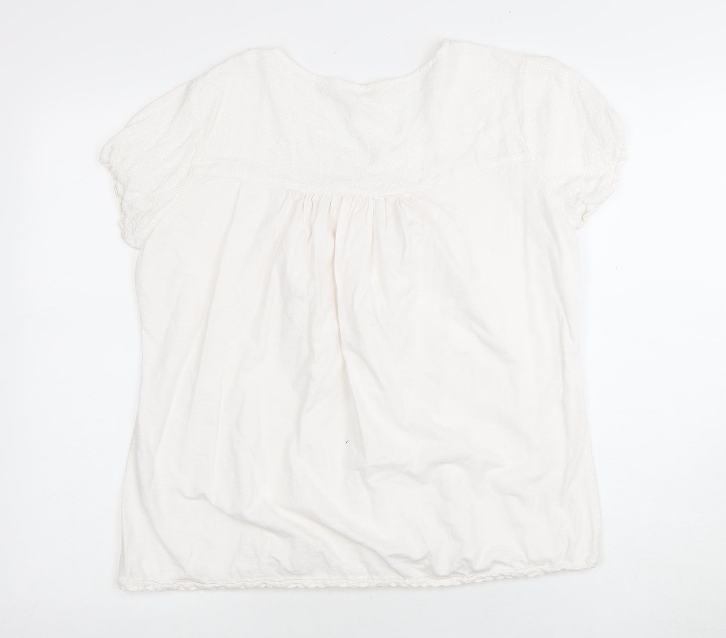 Mountain Warehouse Women's White Blouse UK 18