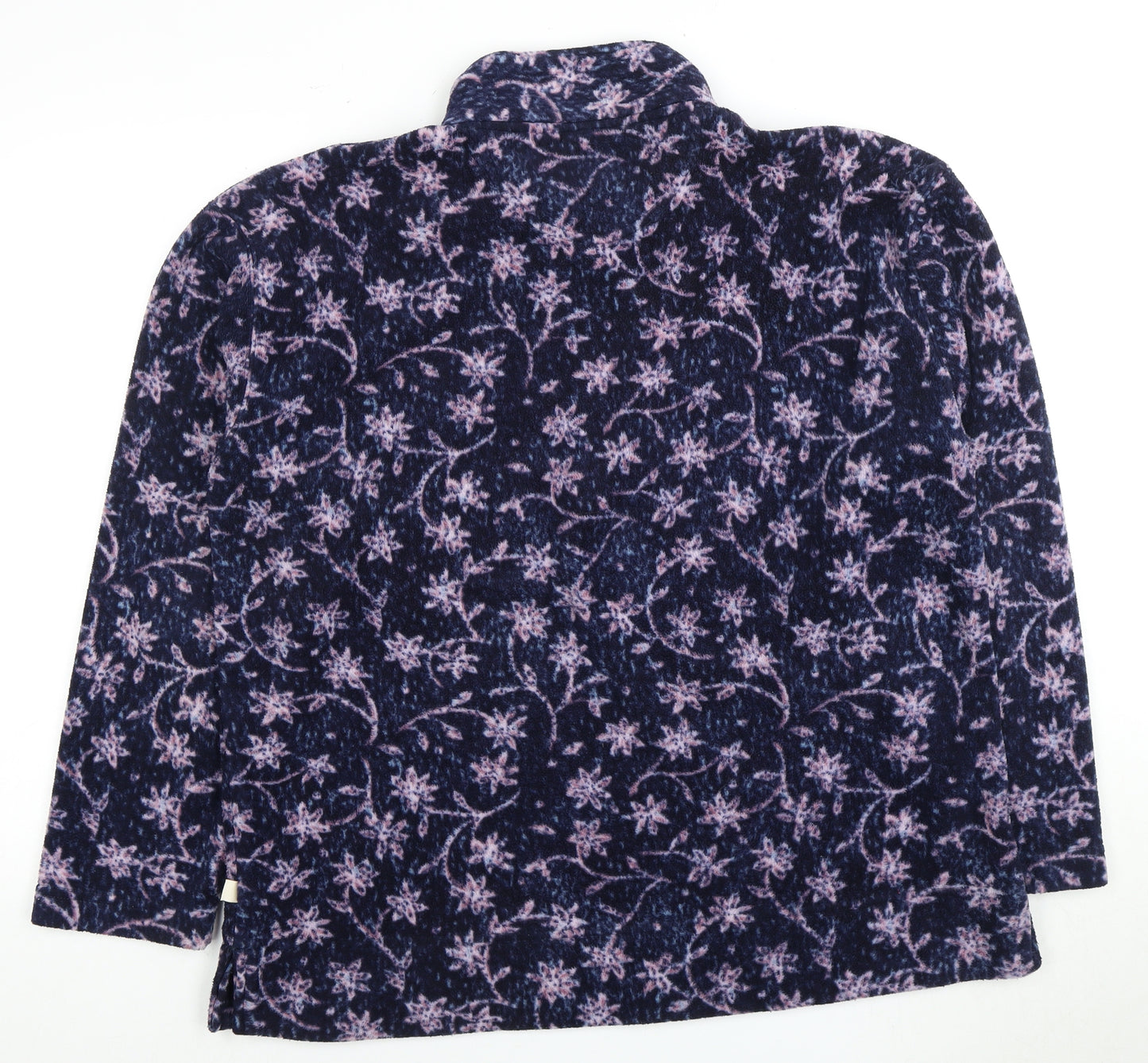 Country Rose Women's Multicoloured Zip Sweatshirt, Size 18