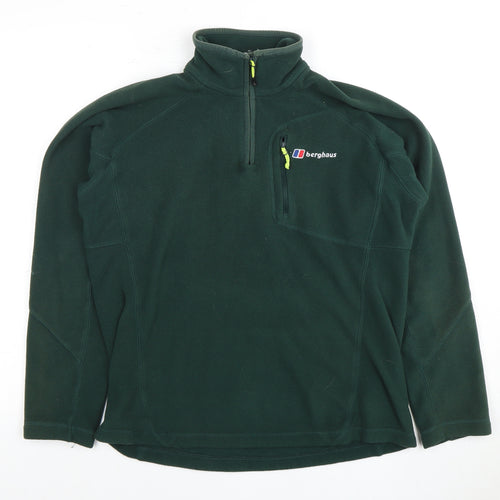 Berghaus Men's Green Fleece Zip Sweatshirt M