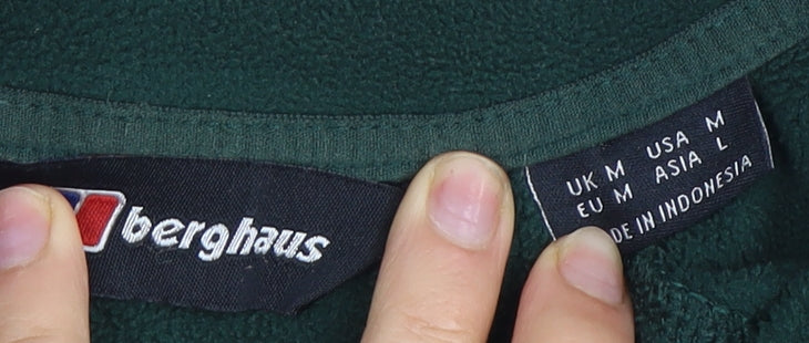 Berghaus Men's Green Fleece Zip Sweatshirt M