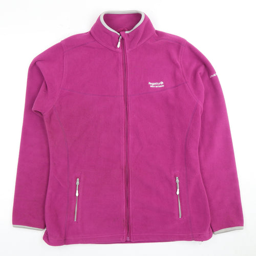 Regatta Women's Purple Fleece Jacket Size 14