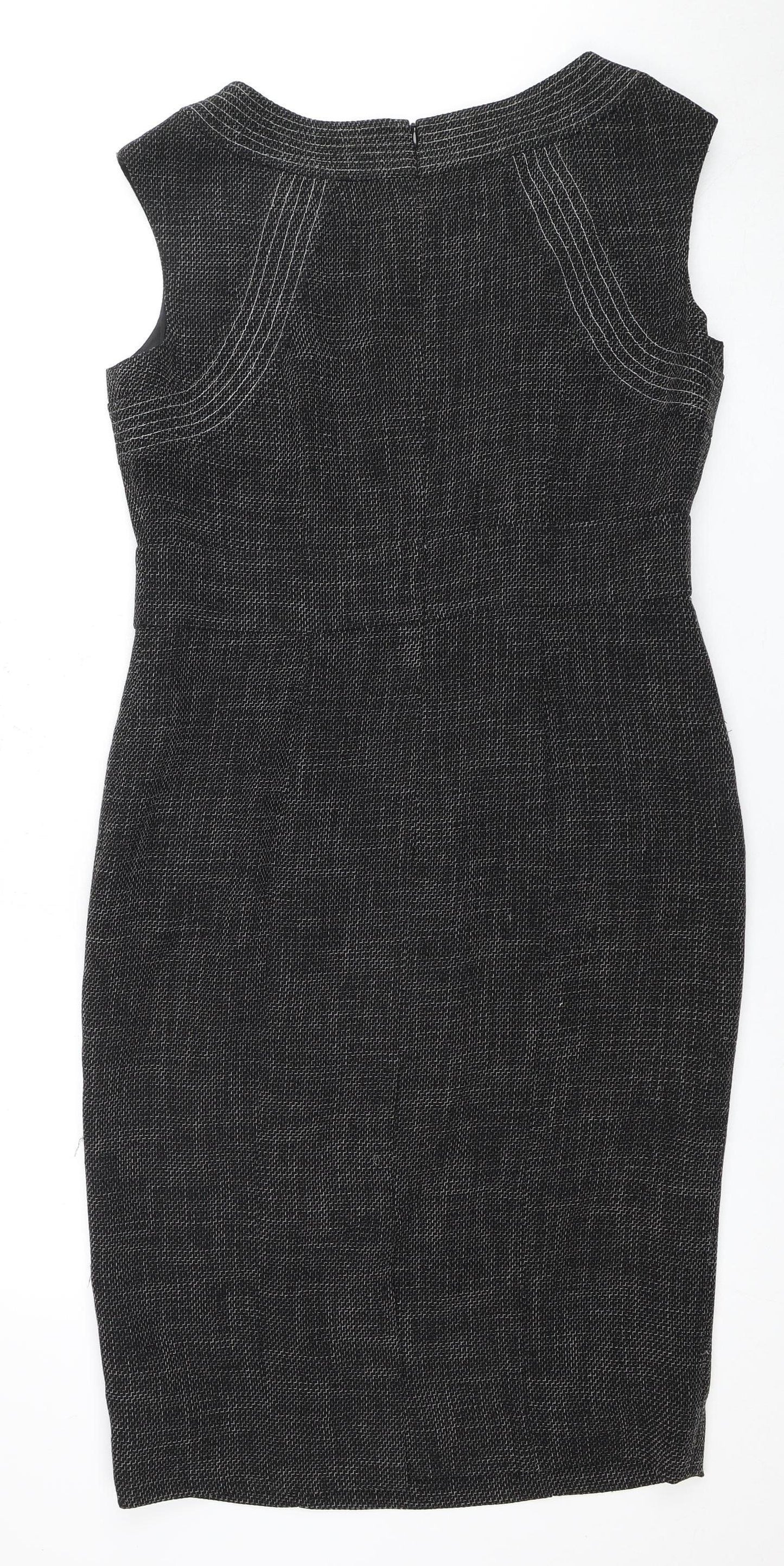 Jaeger Women's Black Dress Size 12, Zip Closure