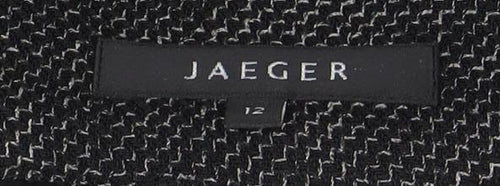 Jaeger Women's Black Dress Size 12, Zip Closure