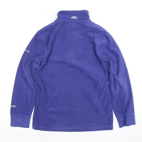 Trespass Boys' Purple Pullover Hoodie 9-10 Years