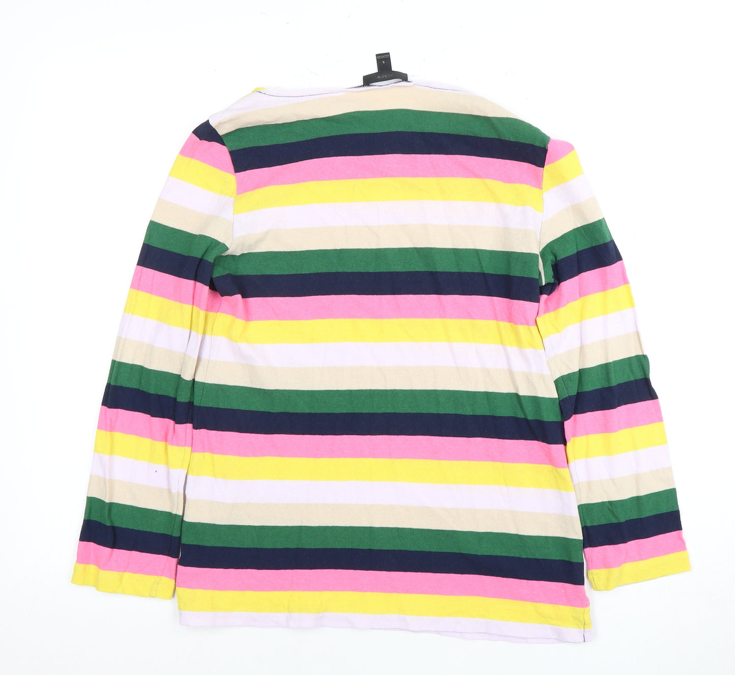 J.Crew Women's Multicoloured Striped T-Shirt S