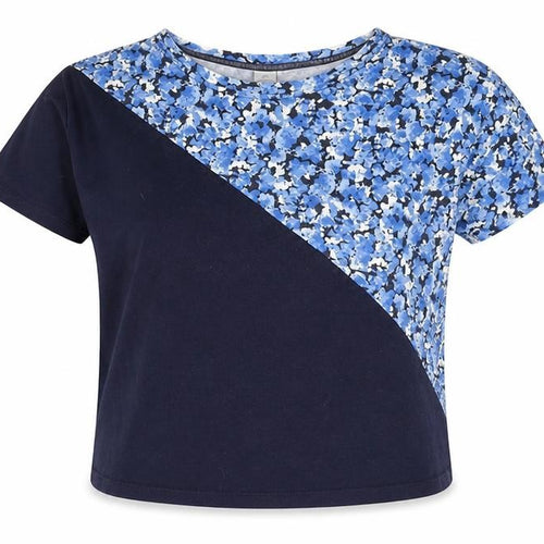 Athleisure by Rattray Women's Blue Floral T-Shirt S