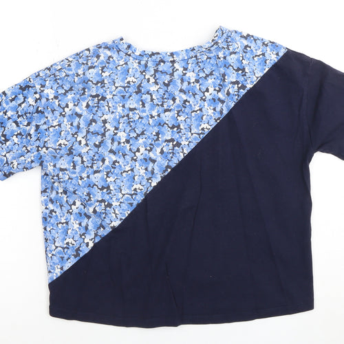 Athleisure by Rattray Women's Blue Floral T-Shirt S