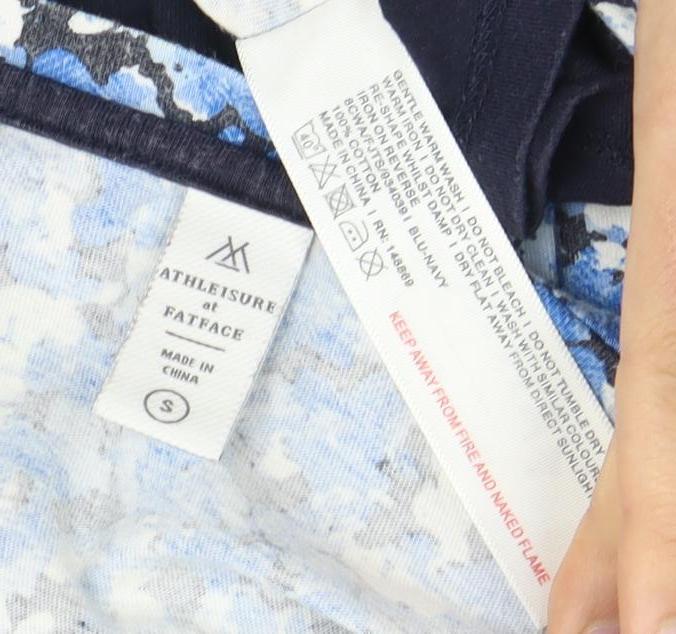 Athleisure by Rattray Women's Blue Floral T-Shirt S