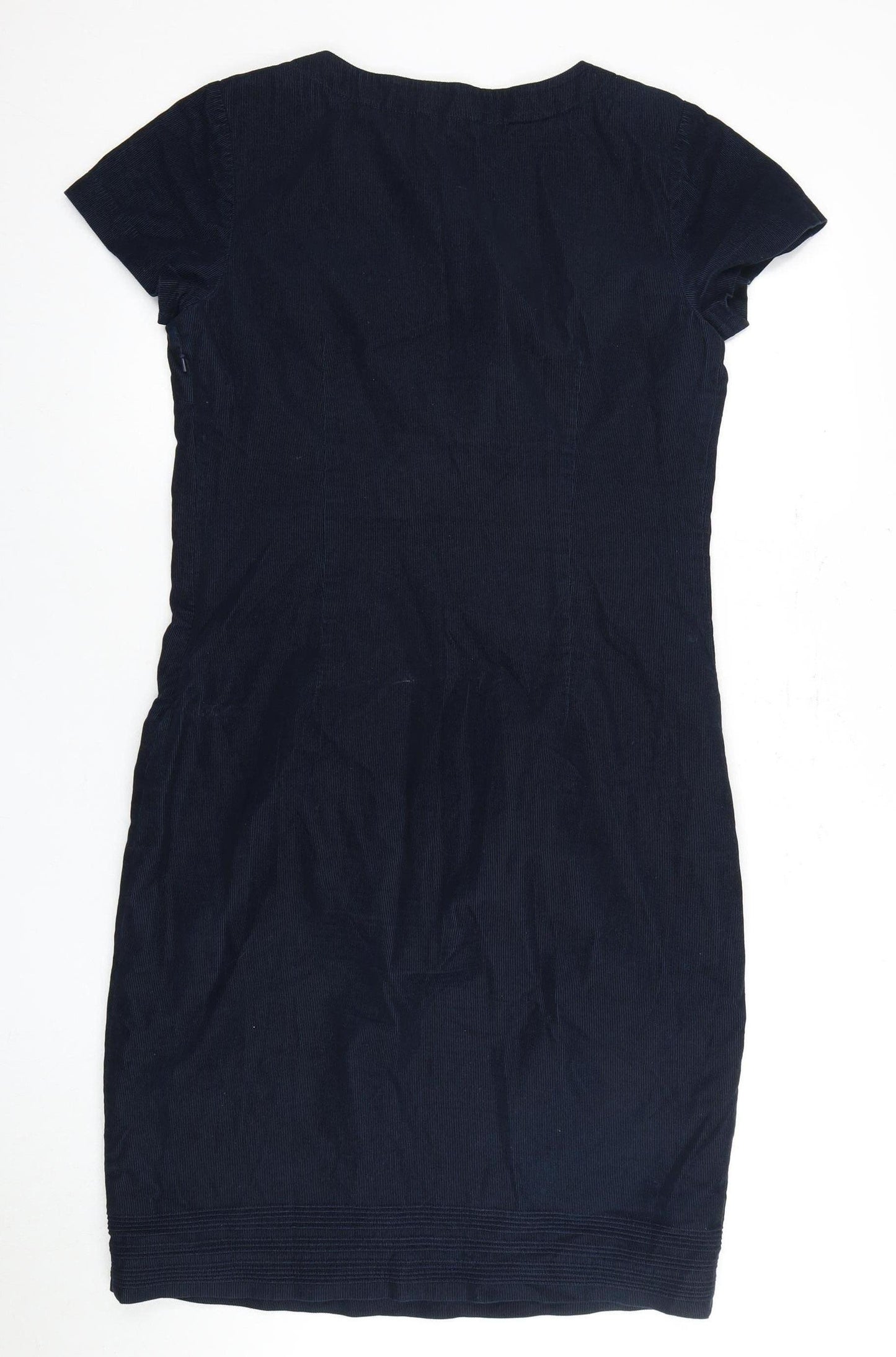 Boden Women's Blue Sheath Dress, Size L, Cotton