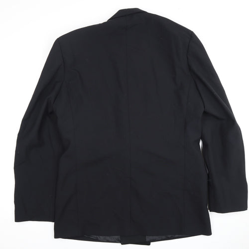 Pierre Cardin Men's Black Tuxedo Blazer 40L Peak Lapel Classic