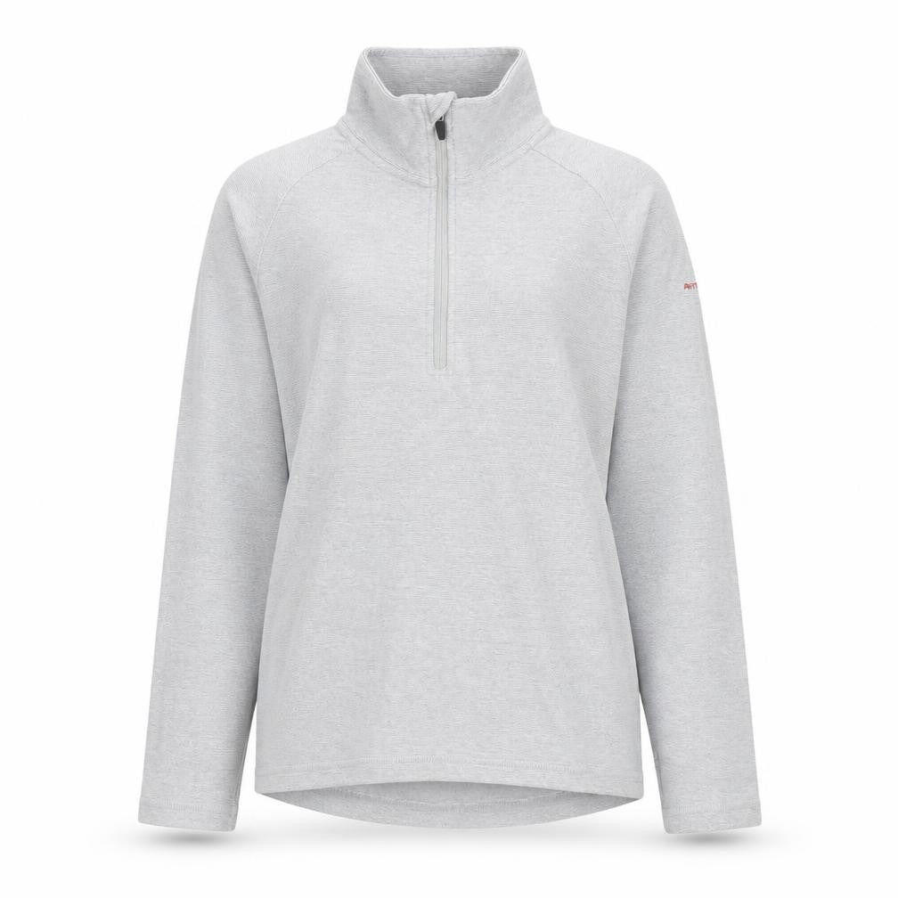 Front view of Trespass Grey Pullover unisex sweatshirt, size 6, high neck