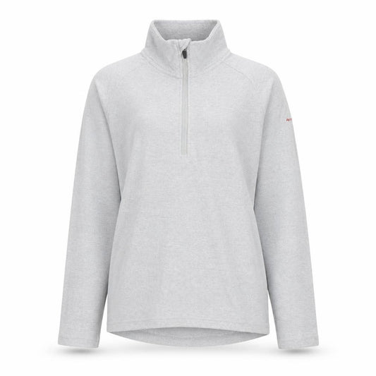 Front view of Trespass Grey Pullover unisex sweatshirt, size 6, high neck