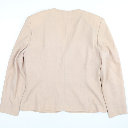 Jacques Vert Women's Beige Blazer, Size 12, Formal Wear