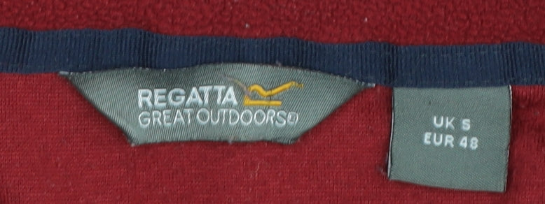 Regatta Men's Red 1/2 Zip Fleece Sweatshirt S