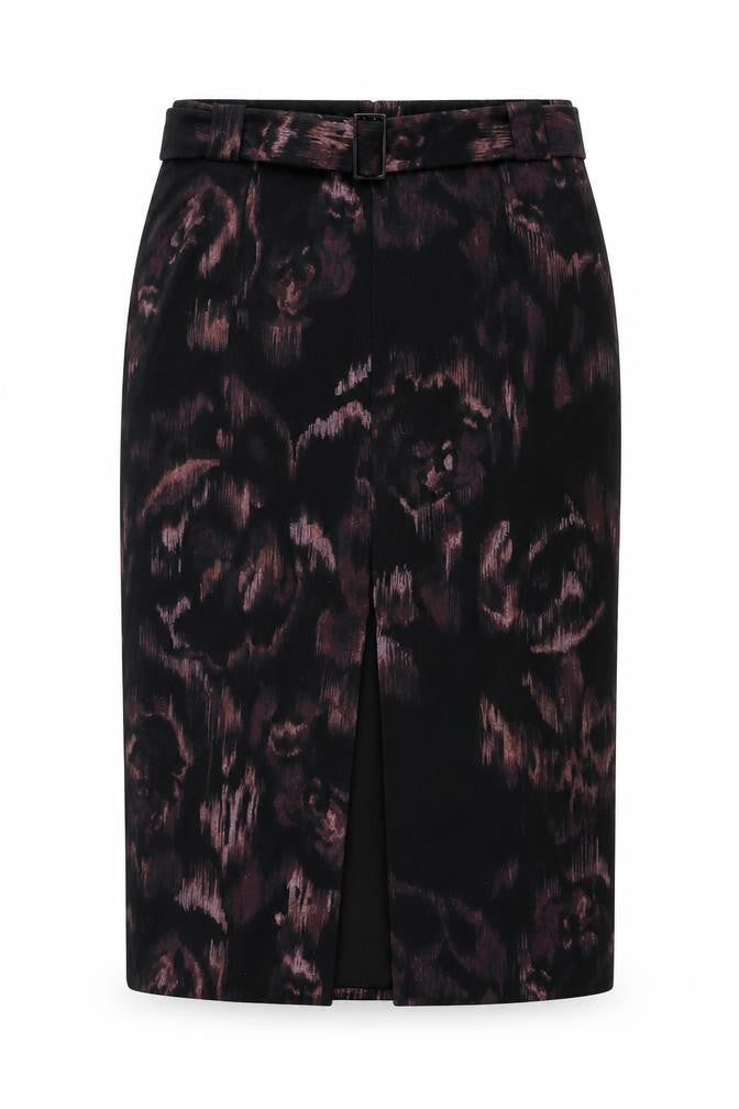 Jigsaw Women's Black Floral Pencil Skirt Size 10