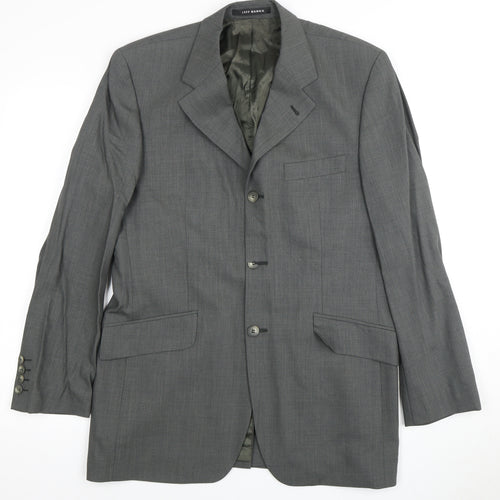 Jeff Banks Men's Grey Blazer 38 Regular