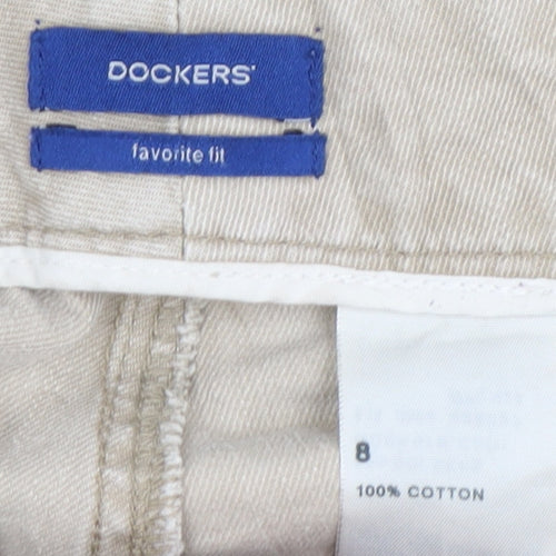 Dockers Women's Beige Chino Trousers Size 8