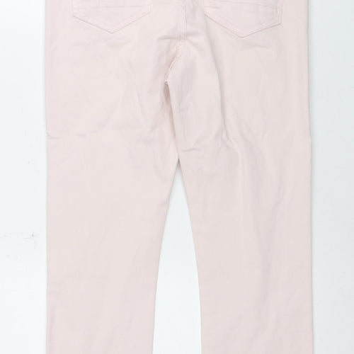White Stuff Women’s Pink Cropped Jeans Size 12