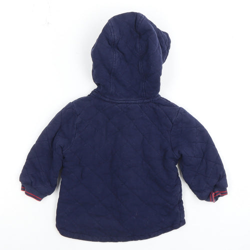 Jasper Conran Blue Puffer Jacket, Unisex, 6-9 Months