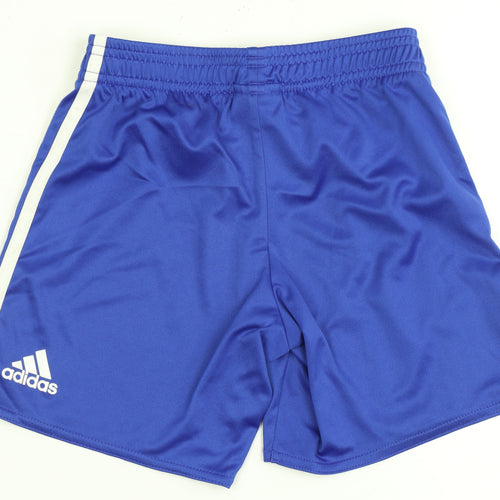 Adidas Boys Blue Football Shorts 5-6 Years