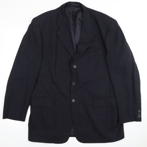 Pierre Cardin Men's Blue Suit Jacket Size 42R Classic Fit