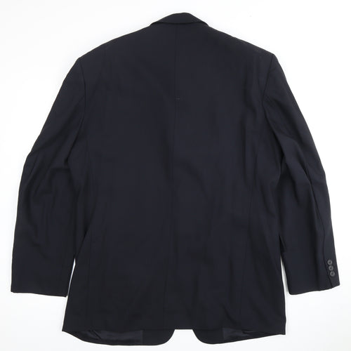 Pierre Cardin Men's Blue Suit Jacket Size 42R Classic Fit