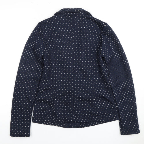 Kew Women's Blue Polka Dot Blazer XS