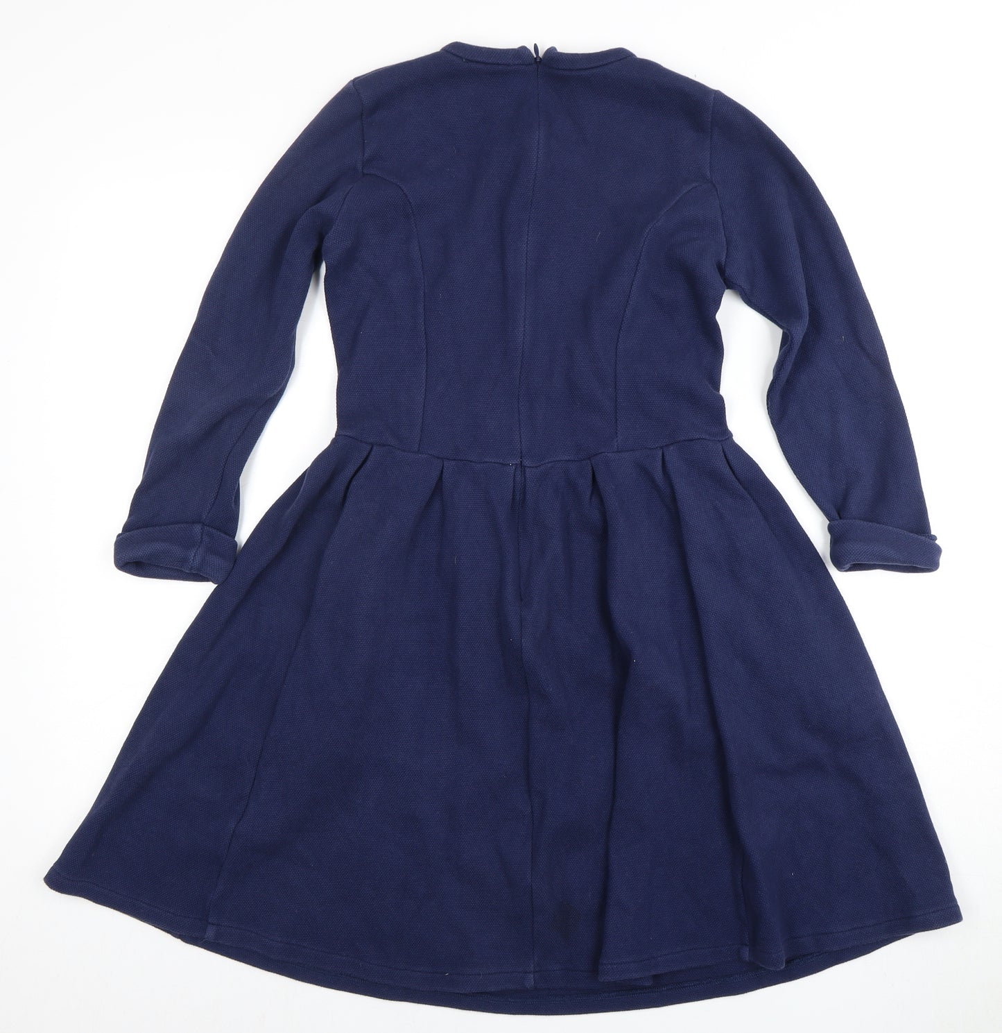 Whistles Women's Blue A-Line Long Sleeve Dress