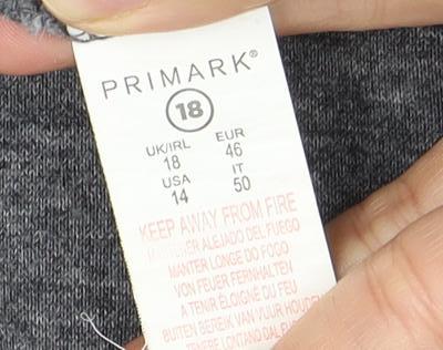 Harry Potter Women's Grey Hoodie, Size 18, Hogwarts Design