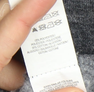 Harry Potter Women's Grey Hoodie, Size 18, Hogwarts Design