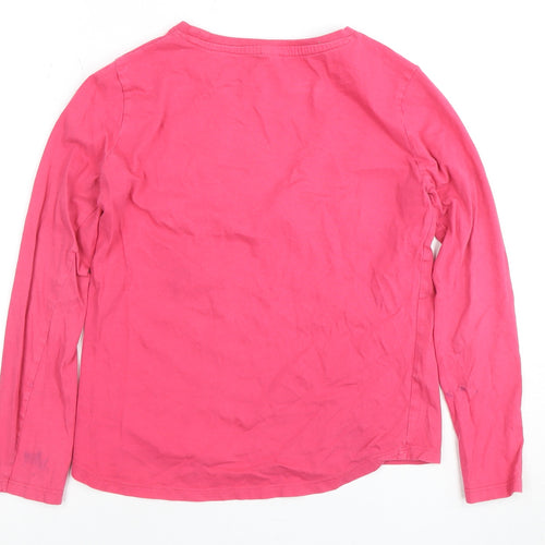 JoJo Siwa Girls Pink Graphic Print Long Sleeve T-Shirt