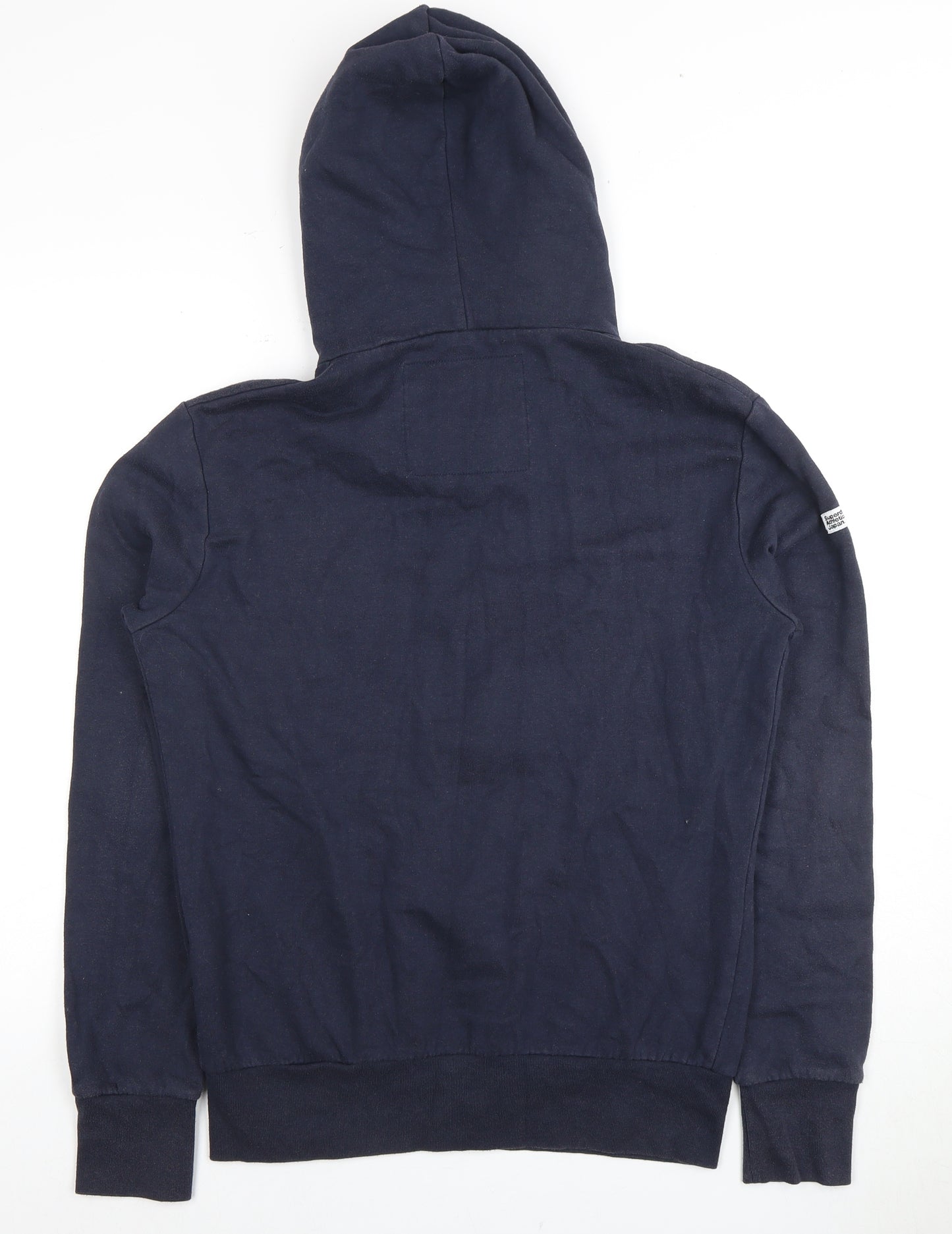 Superdry Men's Blue Full Zip Hoodie Size S