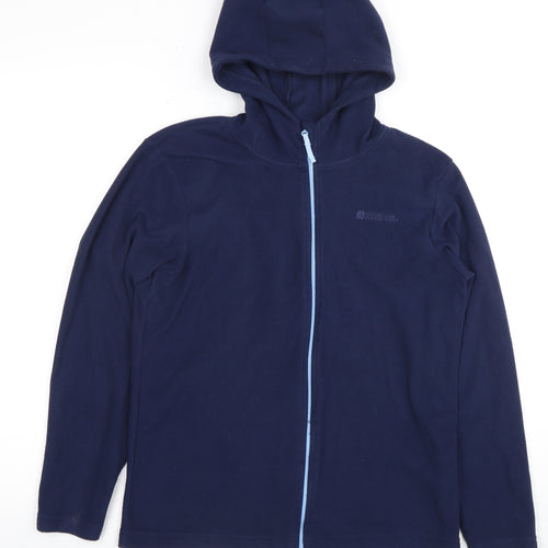 Mountain Warehouse Boys Blue Fleece Zip-Up Hoodie Jacket 13Y