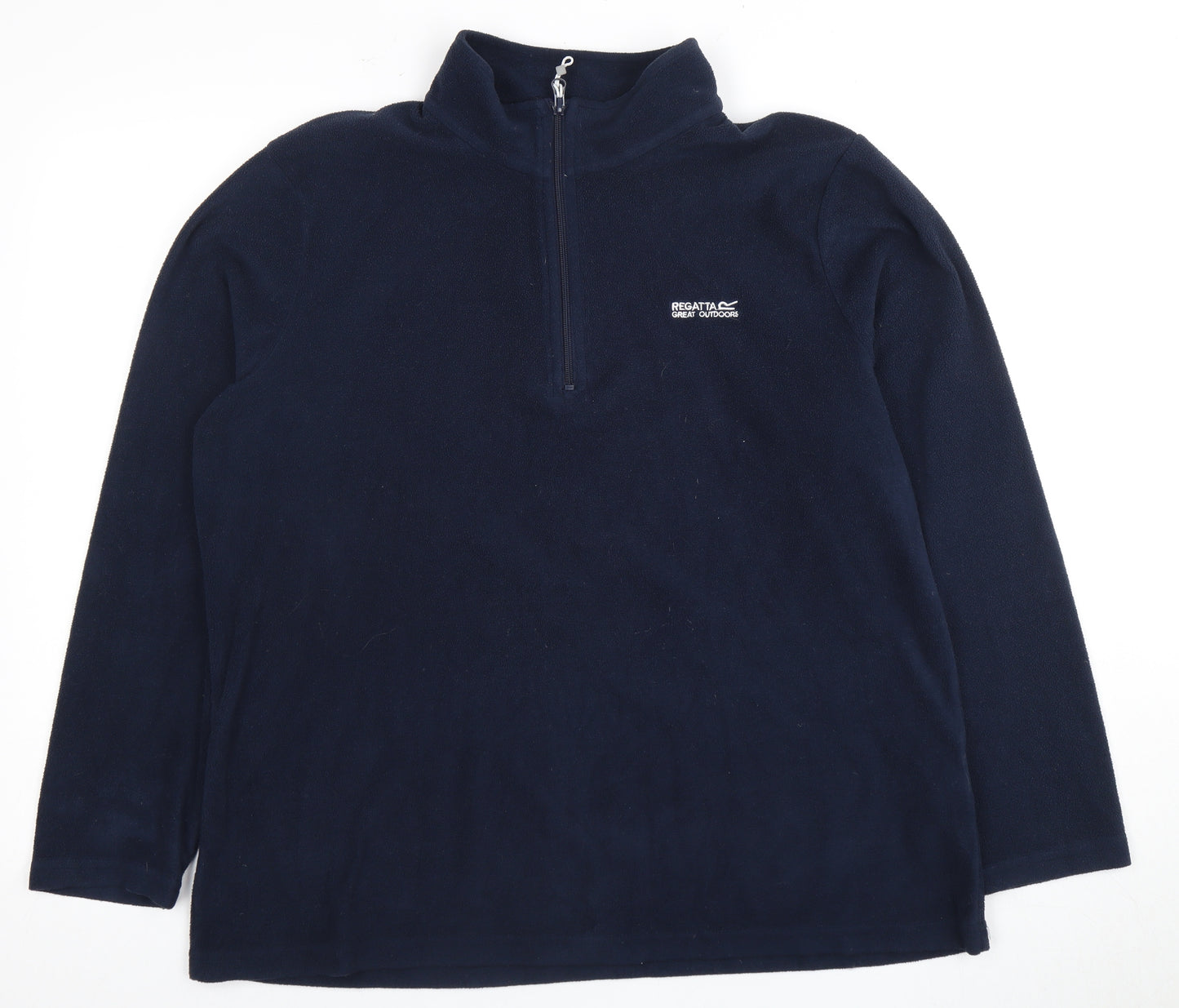 Regatta Women's Blue High Neck Fleece Sweatshirt 18