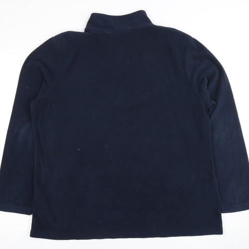 Regatta Women's Blue High Neck Fleece Sweatshirt 18