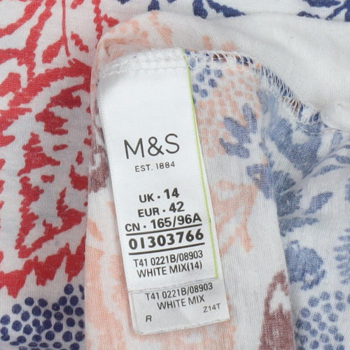 Marks and Spencer Women's Floral Jumper Size 14