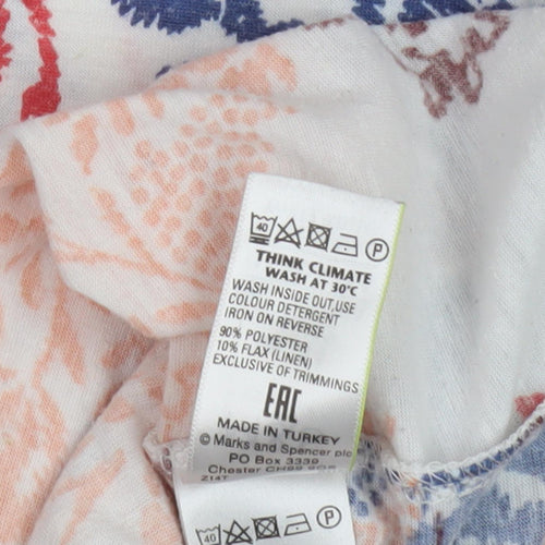 Marks and Spencer Women's Floral Jumper Size 14